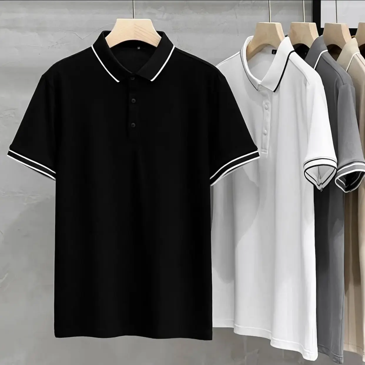 Áo polo cổ kẻ UMA dáng Unisex - chất liệu cá sấu dệt kim cao cấp co dãn 4 chiều - thiết kế thanh lịch chuẩn form