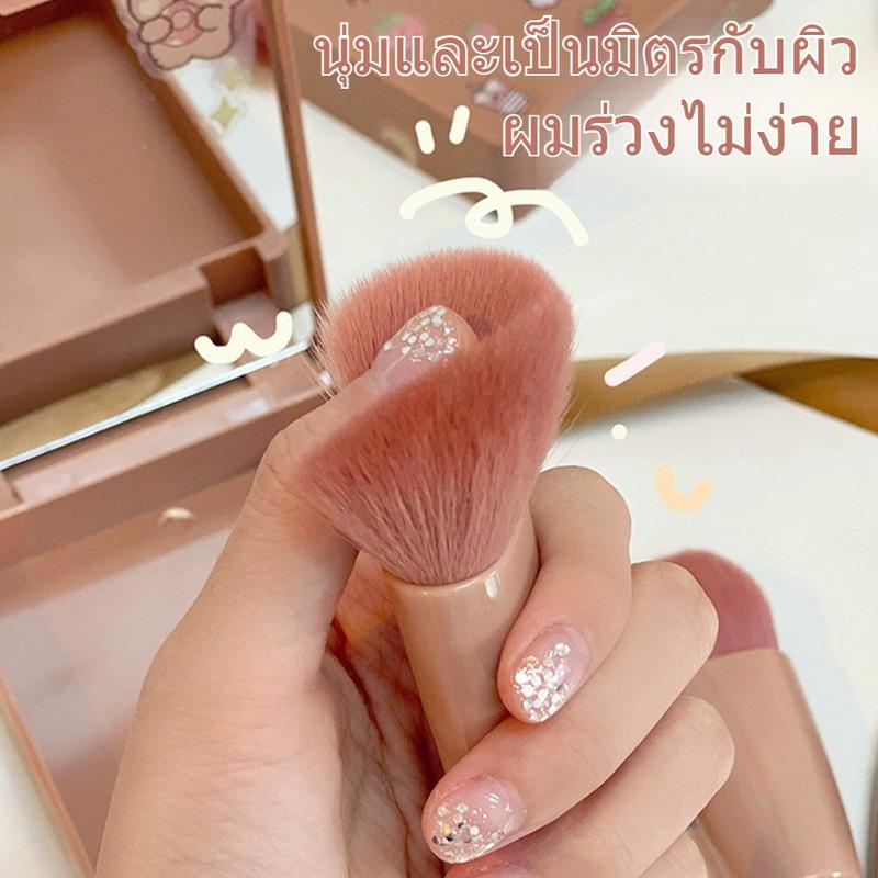 Product Introduction of 5pcs Mini Portable Makeup Brushes Set Multi-function Makeup Tools ชุดแปรงแต่งหน้าใหม่ 5 ชิ้นมินิแปรงแต่งหน้าขนนุ่มแบบพกพา Portable Makeup Tools With Mirror 20