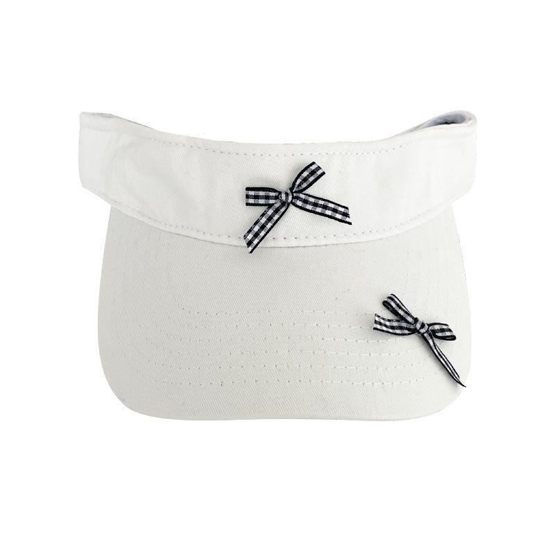 Original bow top hat, sun protection hat, children's cute sports sun shading tennis hat 4