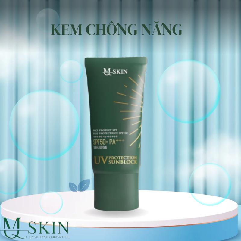 KEM CHỐNG NẮNG MQSKIN UV PROTECTION SUNBLOCK 50g SPF 50+ PA +++ Tất cả các loại da Skincare Sunscreen