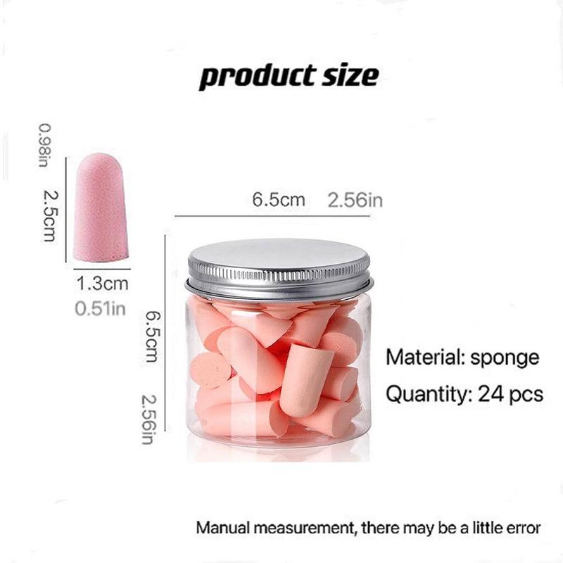 24pcs Foam Earplug With Clear Storage Container, Portable Ear Plugs for Home Outdoor Travel, Sleeping Supplies, Blue and Green Mini Gadgets 5