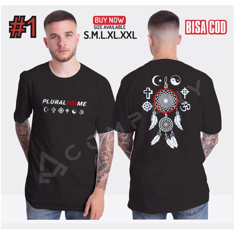 HOODIE/TSHIRT/BAJU MURAH PLURALISME MEMBUNUH BAPHOMET TOLERANSI AGAMA INDONESIA Kaos 4