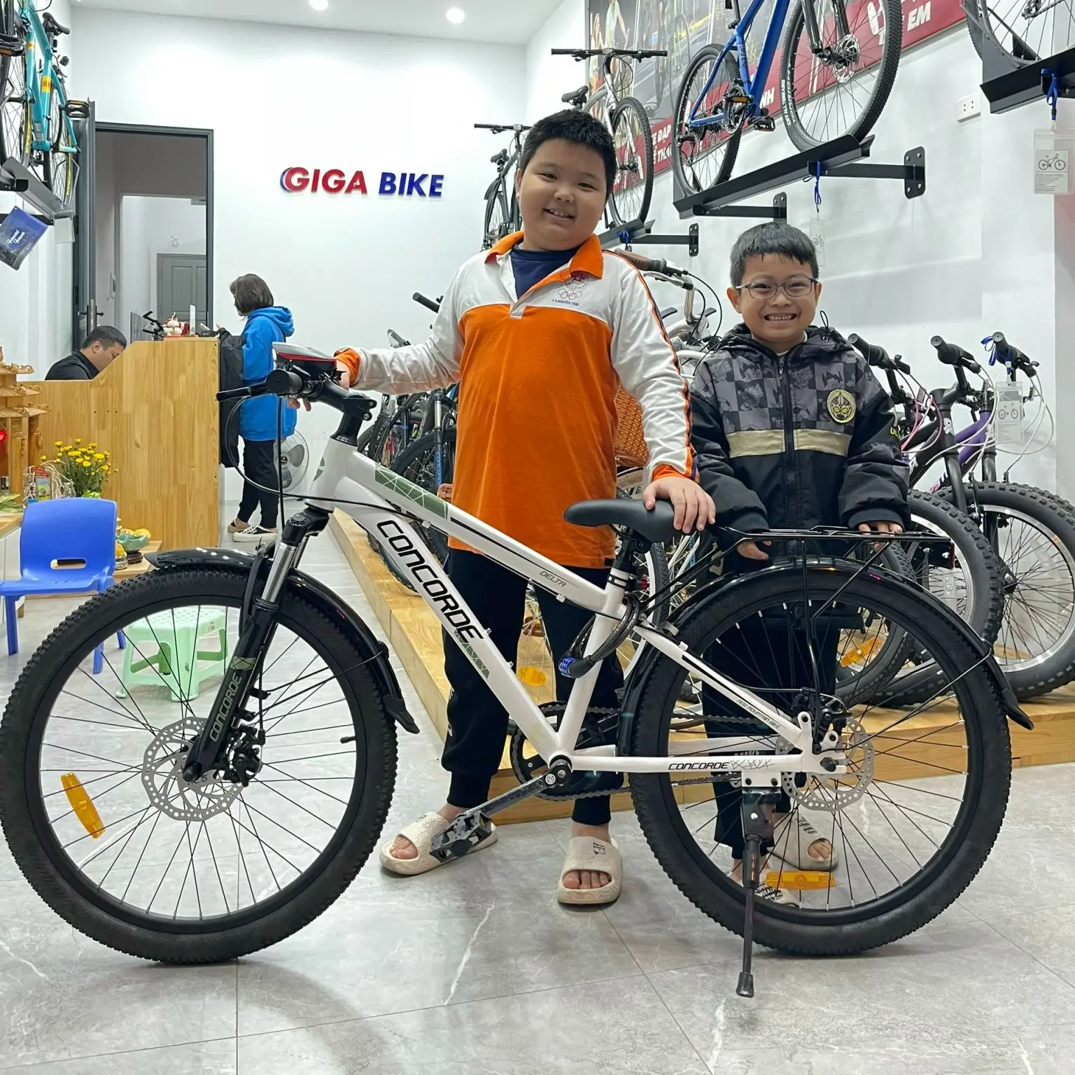 Xe đạp thể thao MTB CONCORDE DELTA, phanh đĩa, bánh 24" phiên bản 2024