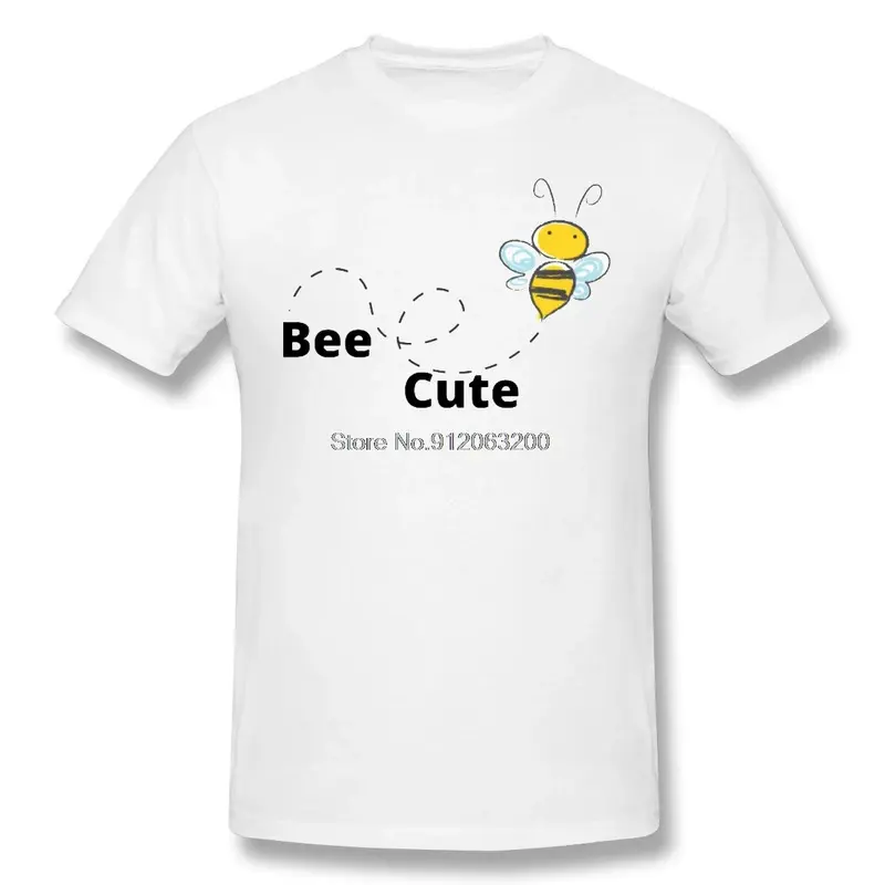 Cute Wholesome Bee  New Arrival TShirt The Sweetness Of Honey Makes Us Forget Oversize Men T-Shirt Tee Harajuku Streetwear