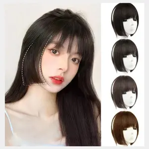 WIG TOUPEE 017 HIME CUT / PONI PRINCESS LURUS 25CM PENUTUP BOTAK / PENAMBAH VOLUME RAMBUT / HAIR CLIP RAMBUT PALSU WANITA