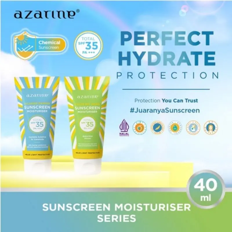 Azarine Sunscreen Moisturiser SPF 35 PA+++ 1