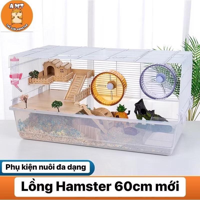 Lồng Hamster 60cm khay cao cho Hamster chuột hamster