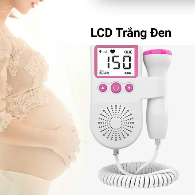 Hổ Trợ Cho Mẹ Bầu Dụng Cụ Nghe Tim Thai Cầm Tay, Thiết Bị Nghe Tim Thai Nhi Tại Nhà 6
