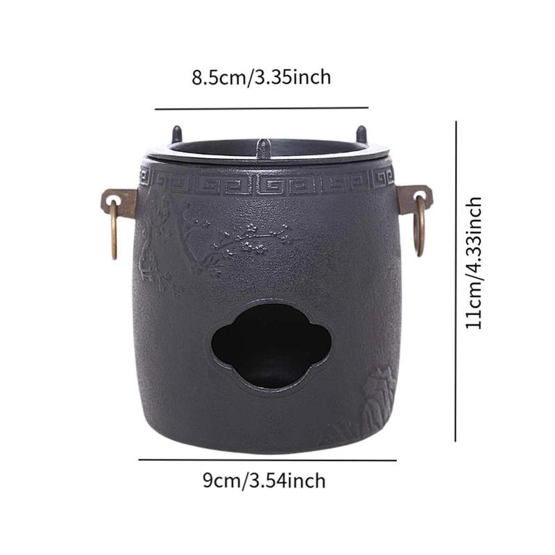 Product Introduction of Teapot Warmer Tea Kettle Warmer Portable Multiuse Iron Home Ornaments Tea Candle Holder Chinese Kungfu Accessory for Tea Set 0