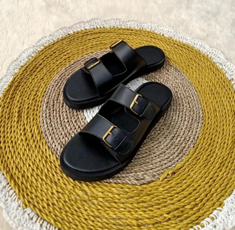 Sandal Slip On Wanita Kekinian Luar Ruang Sandal Cewek Gaya Korea Sendal 2