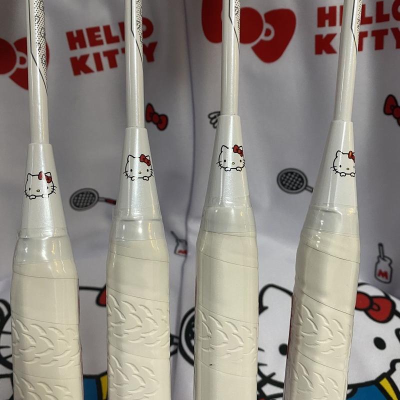 Vợt Cầu Lông, Hello Kitty, Mèo Kt, 4U, Carbon Toàn Bộ Bền, Thích Hợp Cho Học Sinh Nam Và Nữ, Chụp Huấn Luyện Lối Vào, Năm 2024 5