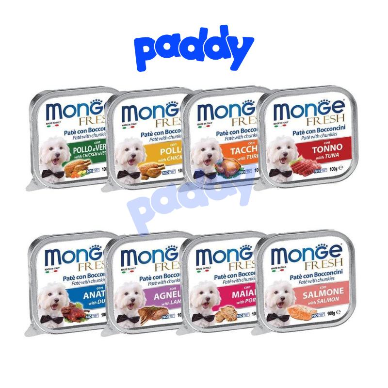 Pate Cho Chó Monge Nhiều Vị Thơm Ngon 100g (Ý)