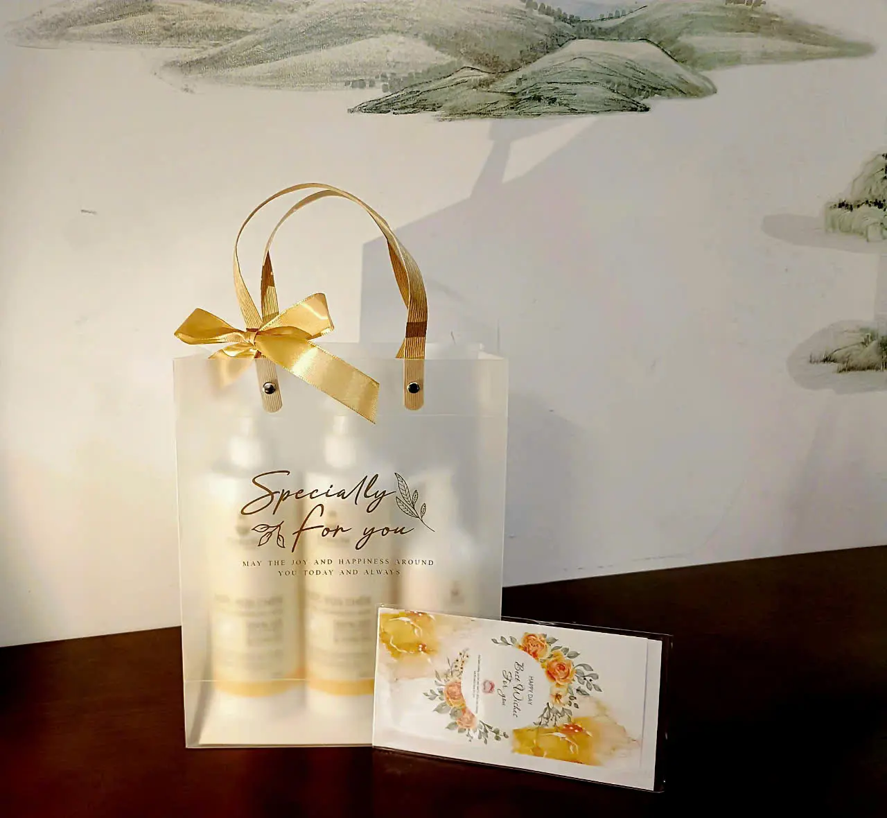 Set quà 8/3 gửi tặng Cô giáo ý nghĩa, tinh tế_Tặng Thiệp+ Phong bì_Bộ sản phẩm hữu cơ chính hãngnhà Fuwa3e( Ảnh thật)