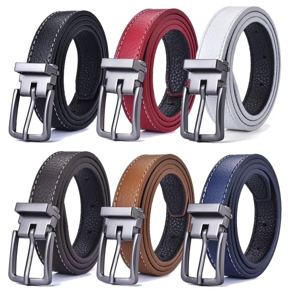 Thắt Lưng Da, Phong Cách Cổ Điển Thường Ngày Khóa Ghim, Dành Cho Bé Trai Và Bé Gái, Thích Hợp Cho Trẻ Em, Thắt Lưng Quần Dài, Thắt Lưng Váy, Dây Đeo Thắt Lưng Mỏng