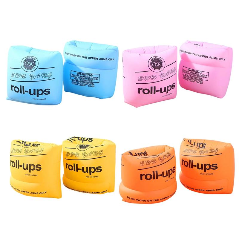 Product Introduction of 2PCS Adult Kids Swimming Inflatable Arm Rings Portable Floating Circle Sleeves Pool Buoy Armbands Swimming Pool Equipment 21