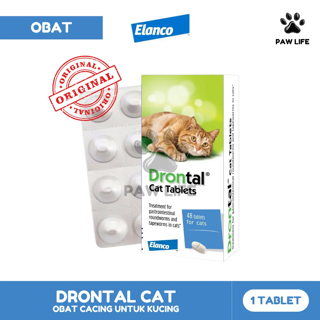 PL Drontal Cat Original Obat Cacing Kucing