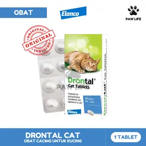 PL Drontal Cat Original Obat Cacing Kucing