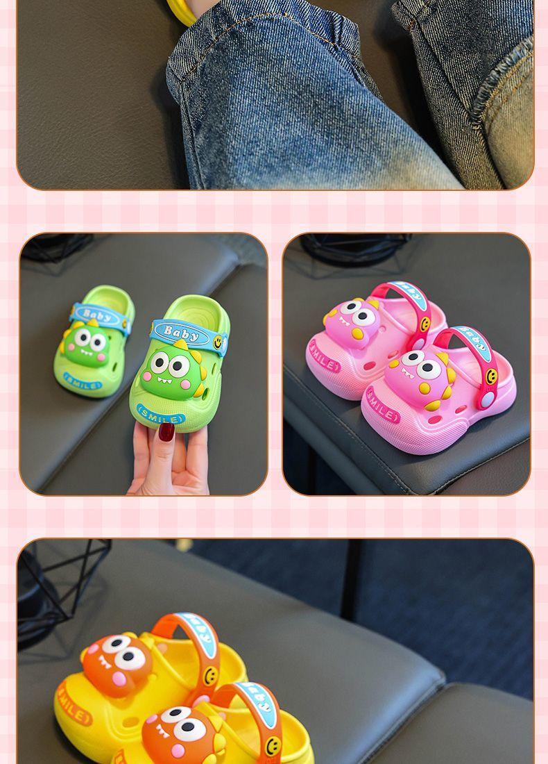Product Introduction of [48-Hour Delivery] Children's Hole Shoes Summer Girls' Indoor Non-Slip Cartoon Boy Children Teens Babies Sandals Outdoor Beach Sandals 12
