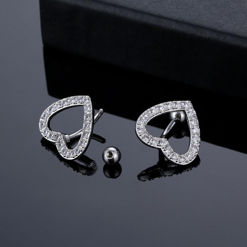 Product Introduction of Heart Belly Button Ring Navel  Ring Cooper Belly Button  Ring Navel Pircing Umbilical Pircing Ring 17