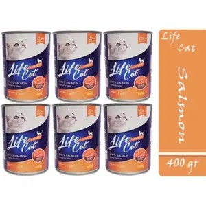 Life cat kaleng kitten dan adult 400gram makanan basah