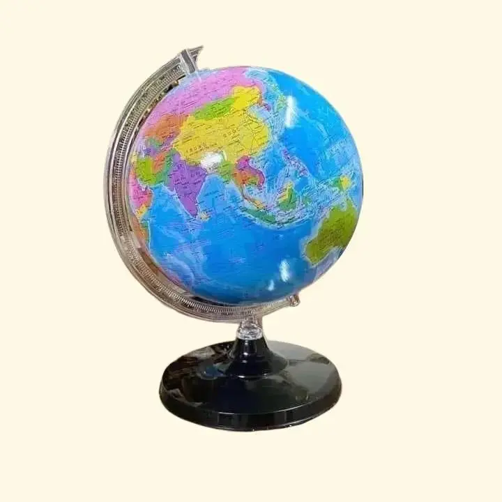 Địa Cầu Hành Chính- Quả Địa Cầu Đế Nhựa Phi 22cm Chất Lượng