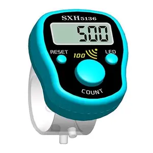 SXH tasbih digital LED alarm bunyi tiap angka 100 ad lampu LED Model 1051