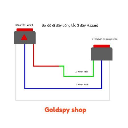 Công Tắc Xe Máy 6 loại ON/OFF - Nhấn Nhả - Hazard ( giá 1 chiếc) 4