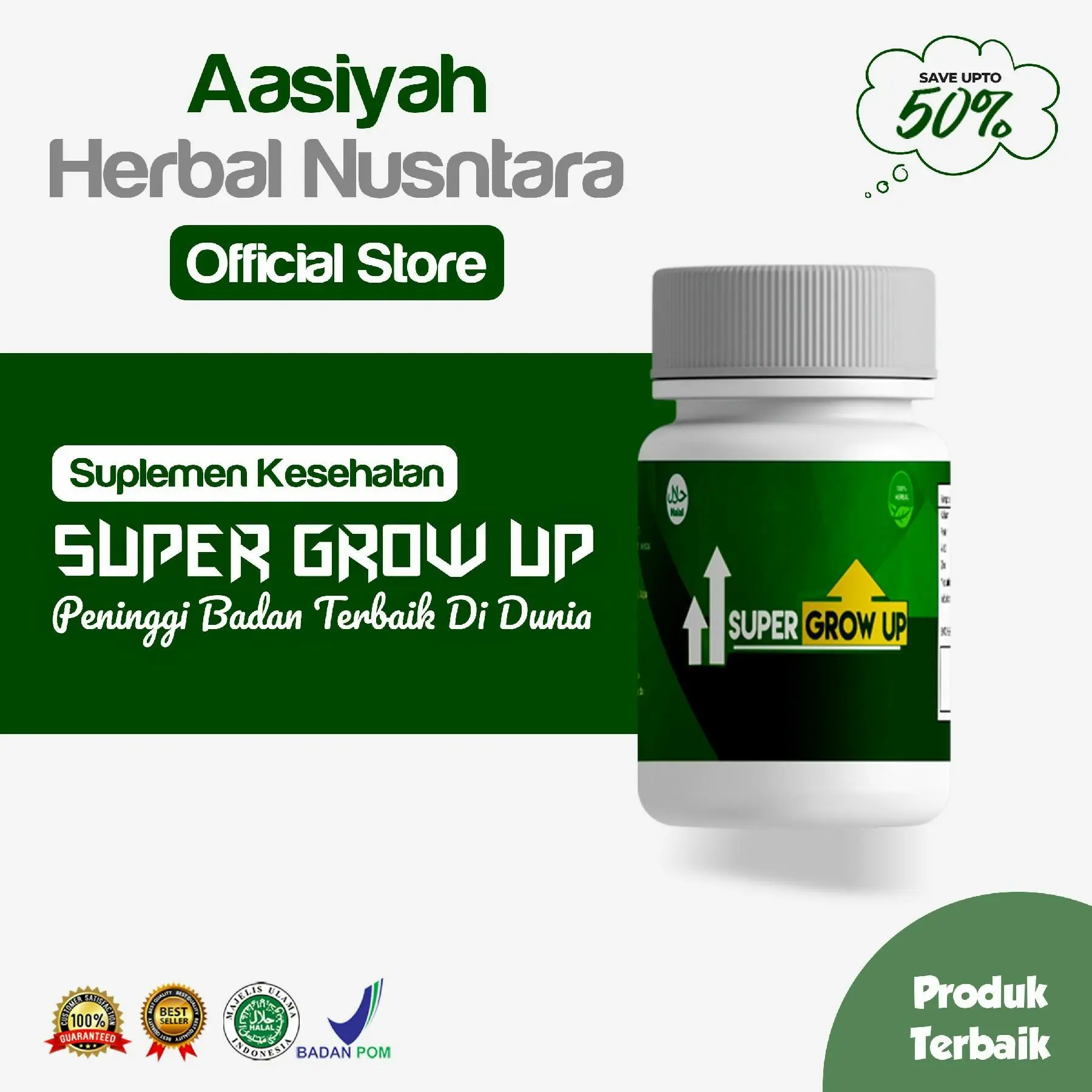 Super Grow Up – Paket Peninggi Badan Cepat dan Aman, Bisa Digunakan untuk Semua Usia! vitamin  tulang Probiotik Remaja pen gen tinggi susupe ning g ibadan