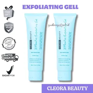 CLEORA BEAUTY 3 MINUTES EXFOLIATING GEL MASKER EXFOLIASI CLEORA EXFOLIATING GEL Wajah