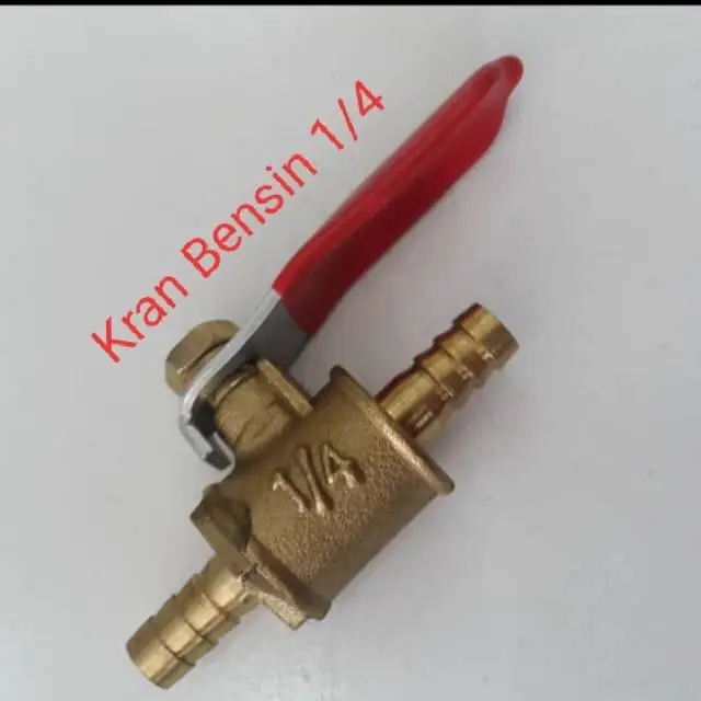 Kran Bensin Motor Kuningan Universal Ukuran 1/4 Impor Taiwan Best Quality 2