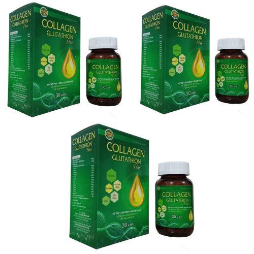 MUA COLLAGEN GLUTATHION TẶNG VITAMIN E 500, HỖ TRỢ CẢI THIỆN NỘI TIẾT TỐ NỮ,  HỖ TRỢ LÀM ĐẸP DA – HỘP 30 VIÊN glutathione 5