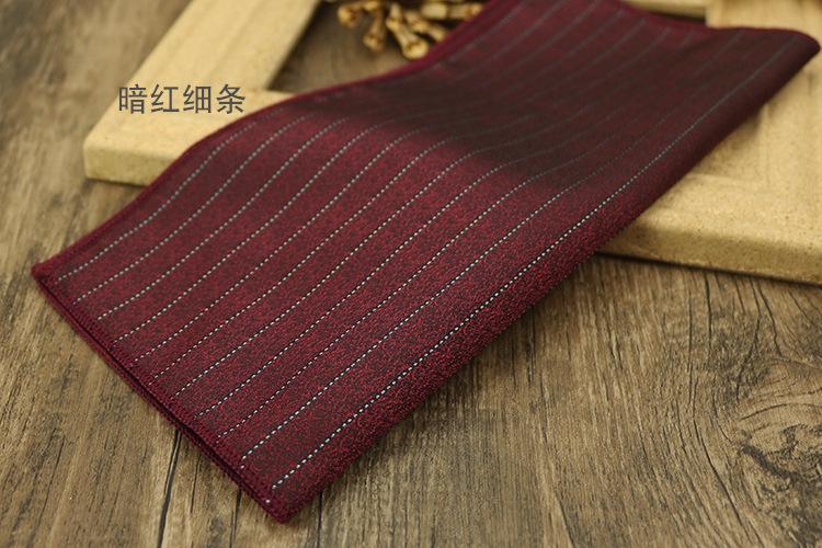 Product Introduction of 23cm Classic Retro Light Gold Champagne Coffee Pocket Square Cashew Pattern Jacquard Handkerchief Accessories for Men Business Gift Suit Banquet Wedding 34