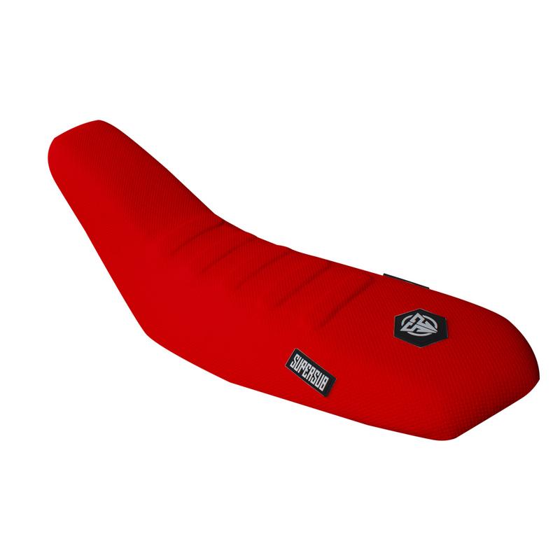 Seat Cover jok Bungkus Jok Sarung Jok Kulit Jok Trail Supemoto Merah Red SuperSub Waterproof Anti Air Untuk CRF KLX Dtracker WR Motor Motorcycle Supermoto 3