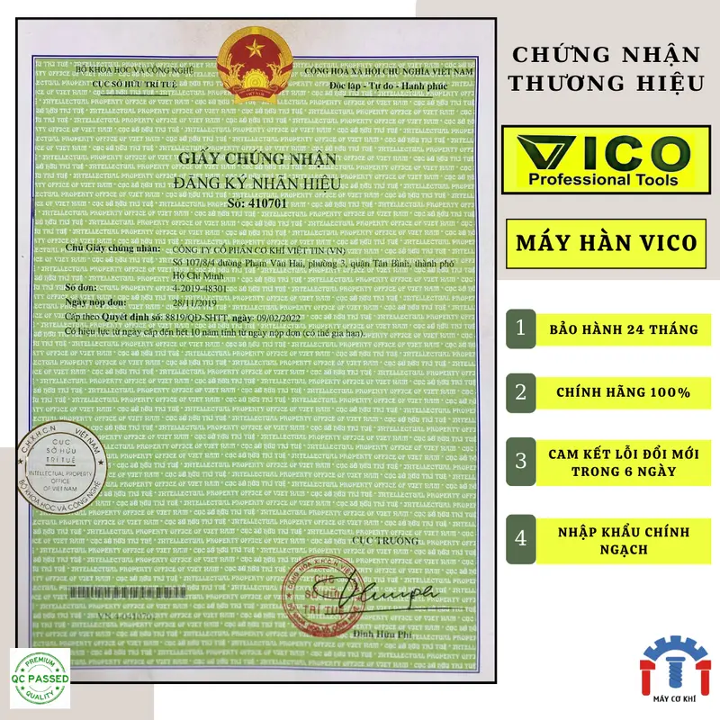 Máy hàn Mig 3 chức năng không khí mini Que-MIG-TIG- chính hãng VICO Việt Nam mayhan  mig máy  hàn  mig  3  chức  năng 7