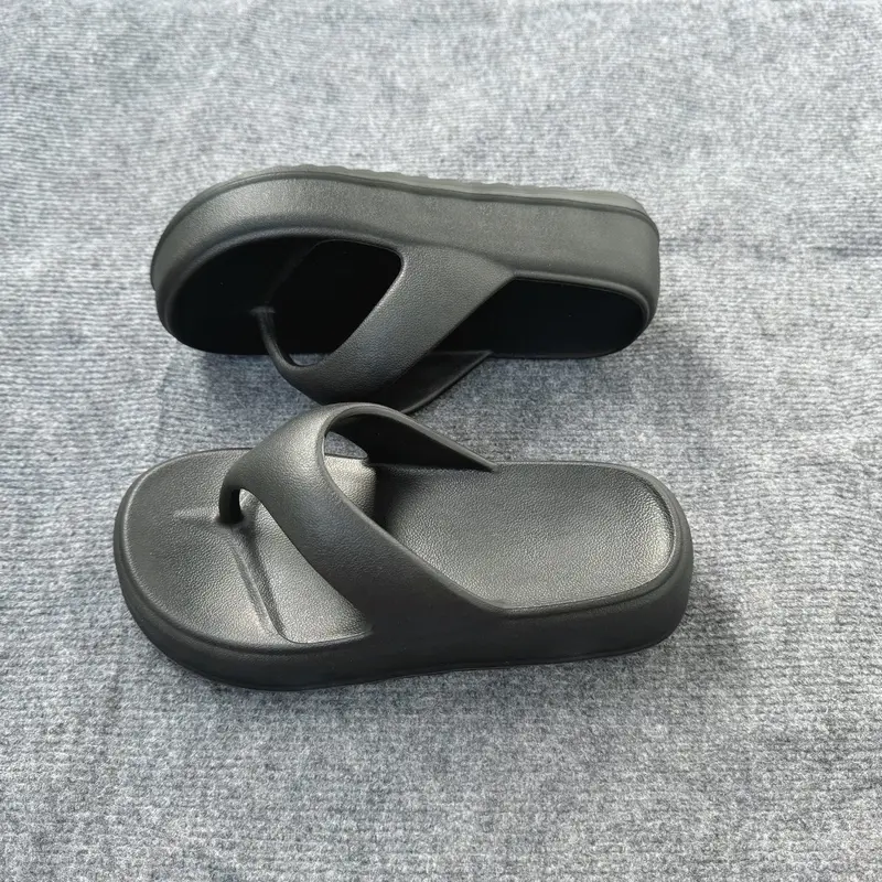 Dép bánh mì sỏ ngón cao 5 phân siêu nhẹ PUWA  ( 2 size đi chung 1 đôi , 36 mang thoải mái ) 2