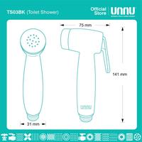 Gambar UNNU Jet Shower Toilet Bidet Closet - TS03BK Black dari UNNU.official Kab. Gresik 3 Tokopedia