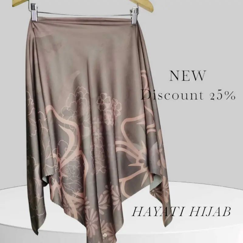 JILBAB MOTIF SEGIEMPAT  SPESIAL WARNA PERCOKLATAN TERBARU KEKINIAN BAHAN VOAL MURAH HARGA CUCI GUDANG UNTUK MUSLIMAH HARGA TURUN DRATIS 1
