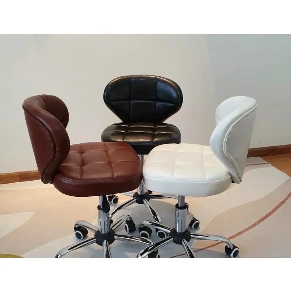 Ghế Xoay 360 Tưa Lưng Spa Ghế Tiêm. Ghế Phun Xăm Có Tựa Lưng Loại Tam Giác Mới