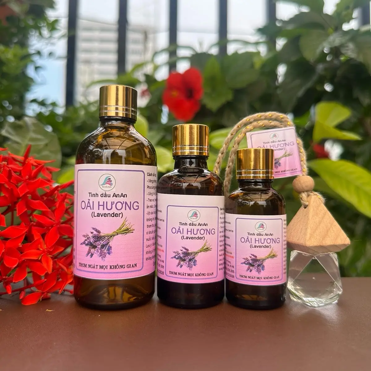 Tặng dây treo 10ml khi mua Tinh dầu Lavender ( oải hương) AnAn- chai 100ml, 50ml, 30ml( combo 2 chai)