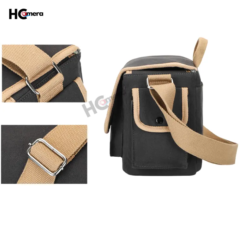 Túi Đựng Máy Ảnh, Ipad mini Cao Cấp HC48 Vải Canvas, Chống Sốc, Chống Thấm Nước - Bag - Camera 2