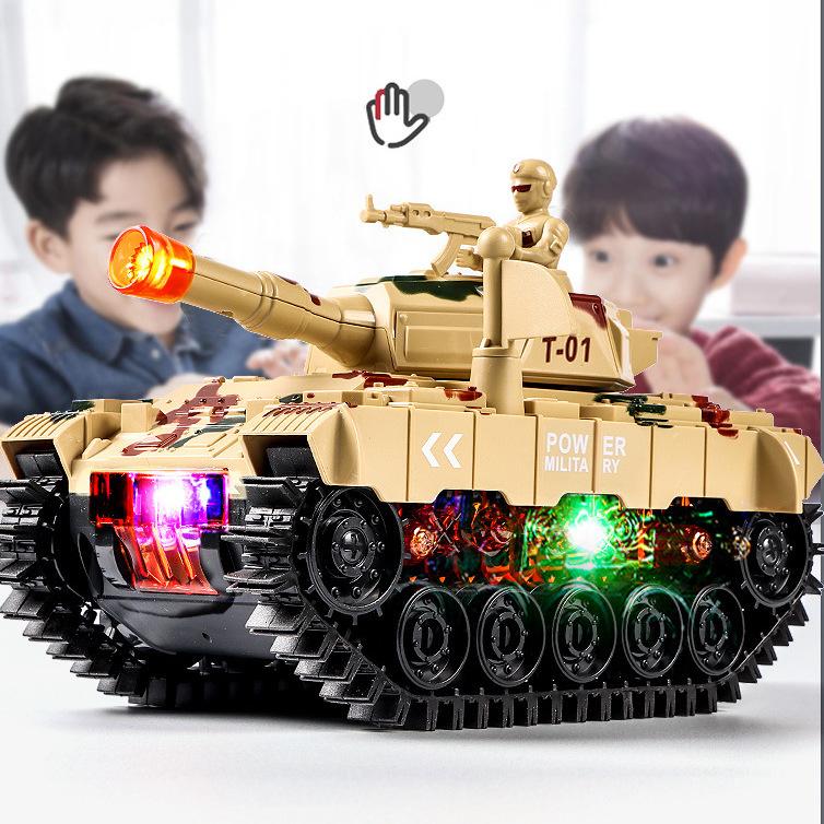 Product Introduction of Flip Tank Electric Toy Car with Music for Boys, 3-45 Years Old, Children's Car, Battle Car 0
