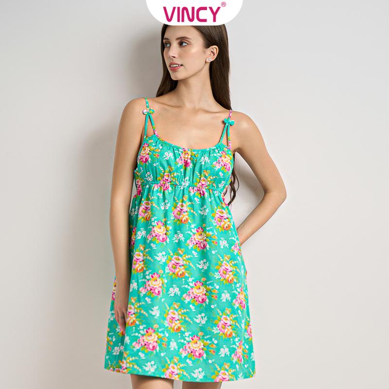 Đầm Kate Nữ Vincyhomewear Thoáng Mát DDK082S21