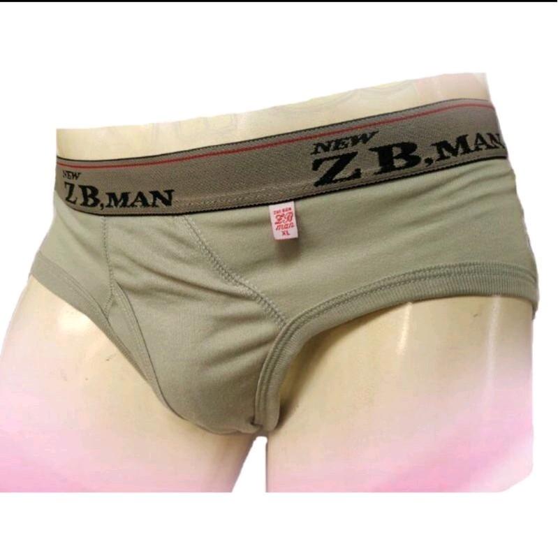 3 Pcs Celana Dalam Pria ZB.1770 karesi Katun Lembut 1