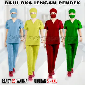 Baju Ok / Baju Ok Lengan Pendek / Baju Jaga Ok / Model Terbaru Celana Panjang