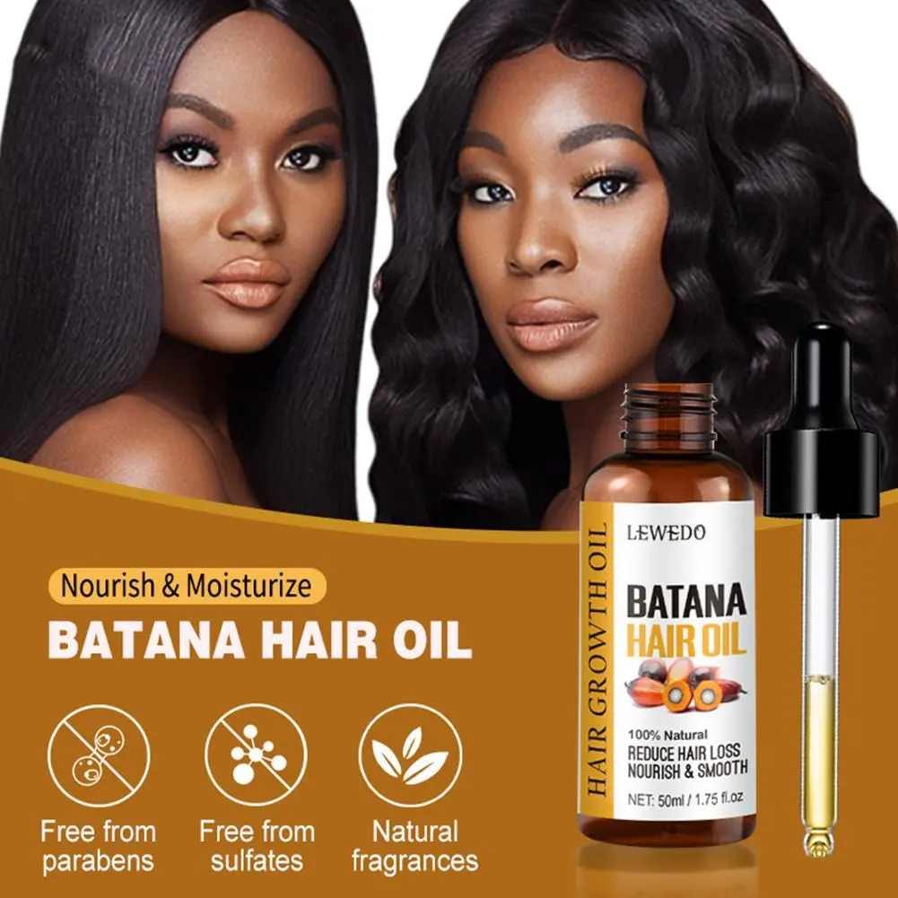 Batana Oil For Hair 50ml Hair Strengthen Essence Batana Oil Deep Moisturizing Conditioner Hair I4Z1