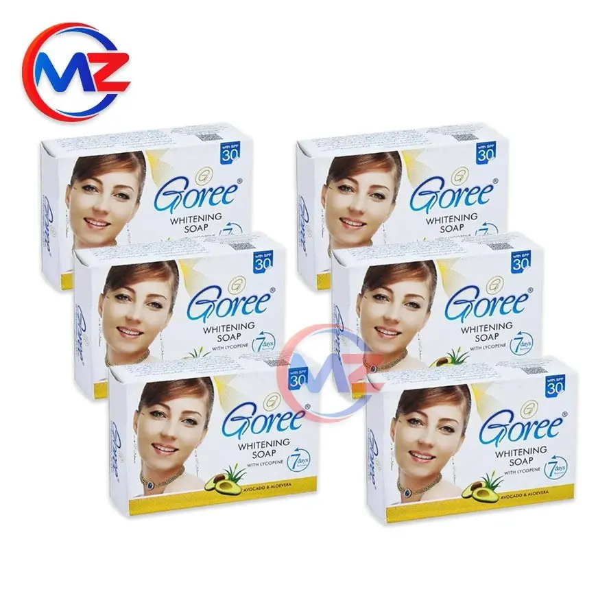 HOT SALE ( SET OF 6 ) Goree Whitening Soap Wth Lycopene face&body ...