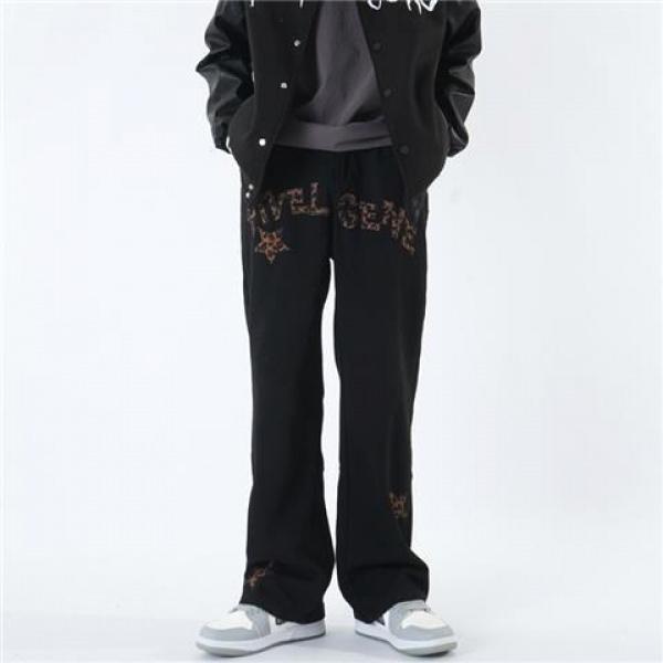 Product Introduction of Quần Dài Nam Maillard Thể Thao, Thương Hiệu Thời Trang Đường Phố Cao Cấp Mỹ, In Chữ, Phong Cách Hip Hop, Ống Rộng, Dáng Suông, Ống Đứng, Bộ Sưu Tập Xuân / Hè 2024 Menswear Lưng Cao Pants 11