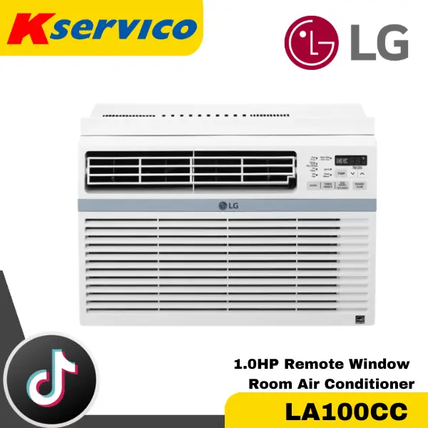 LG LA100CC 1.0HP Remote Window Room Air Conditioner