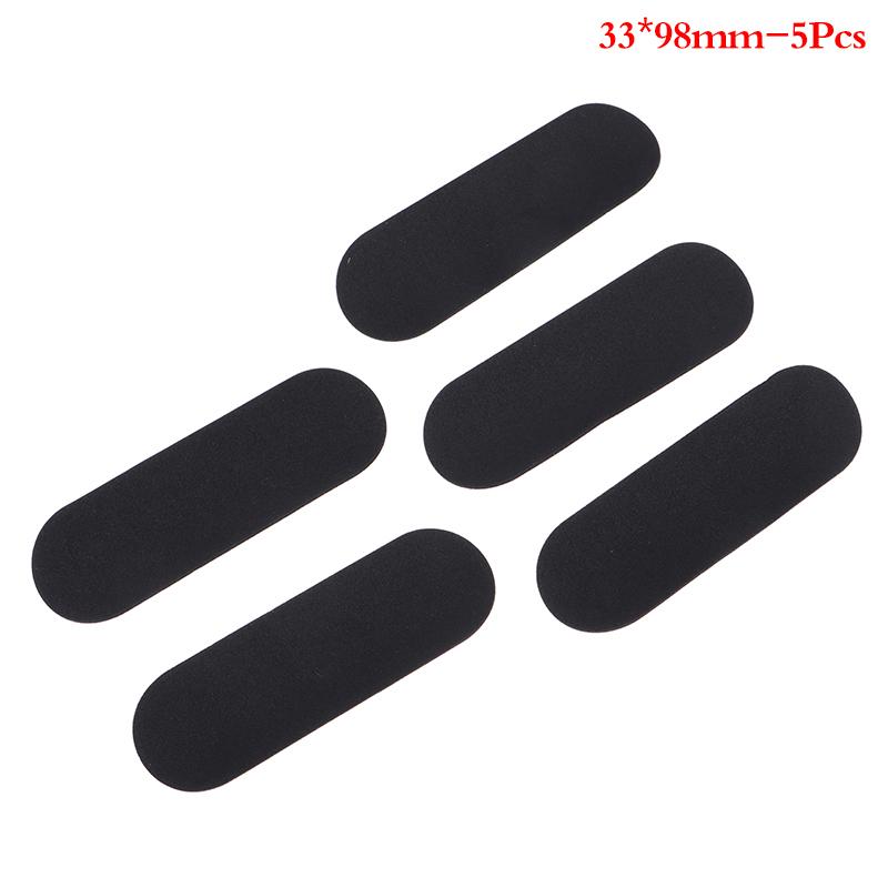 Product Introduction of [qm]5Pcst Black Fingerboard Deck Uncut Tape Stickers Black Foam Grip Tape Stickers 2 Size 26