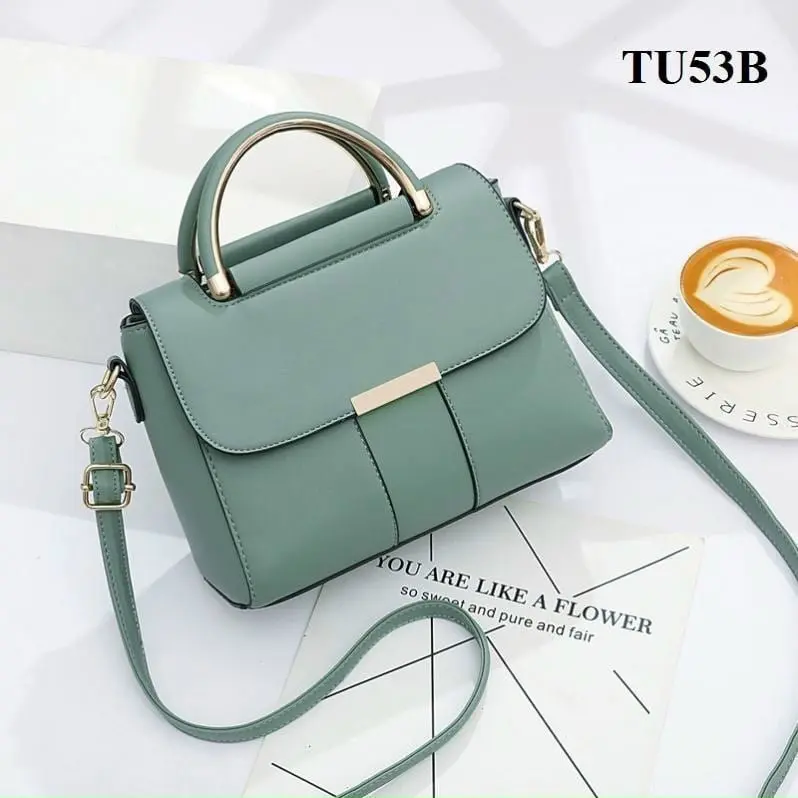 Túi xách nữ túi công sở da trơn nhiều ngăn T&TStore Bag